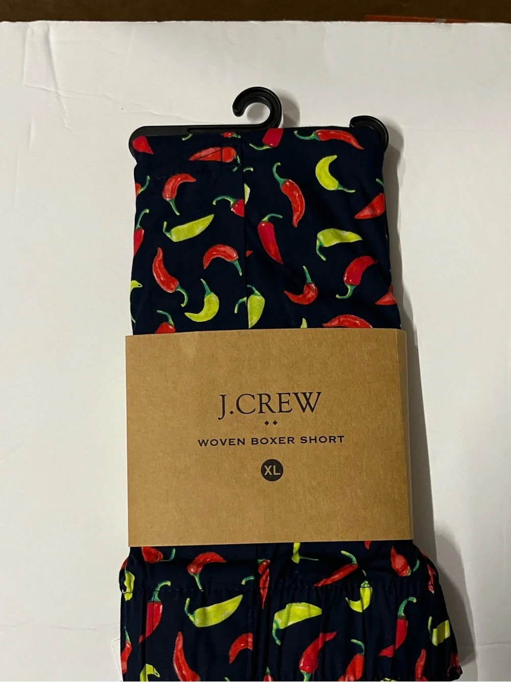 J Crew Men's Boxer Shorts‎ Red Hot Chili Allover Print 100% Cotton Large 2 Sets